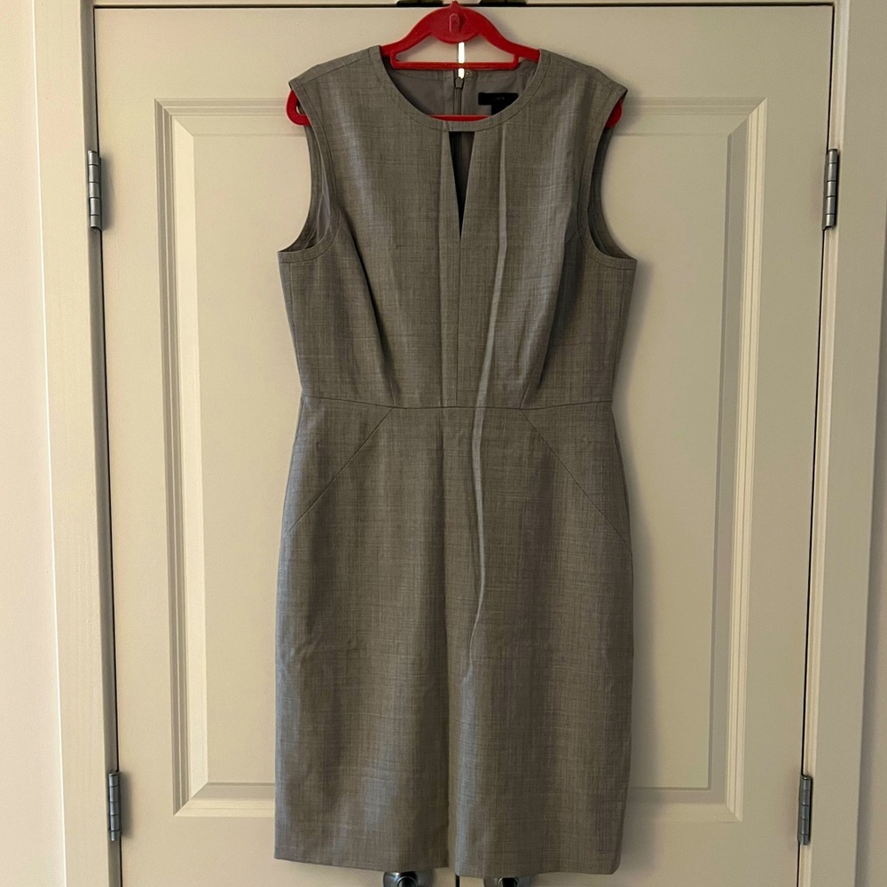 J. Crew Sleeveless Suit Dress Size 10